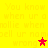 Yellow background with repeated faded text and three pixelated stars in red and orange hues.