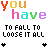 Pixelated text and symbols repeat across a , with multicolored 'you have' phrases above of 'TO FALL TO LOOSE IT ALL', small hearts, stars, crosses, and 'I GUESS I FELL FOR YOU' in black
