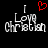 Pixelated text 'I Love Christian' with a red heart symbol above the 'I', displayed on a black background.