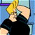 A pixelated cartoon character with blonde hair and a black shirt appears on the left side of a contact sheet, while green text reading "Original Icons .com" is displayed on a dark green background to the right.