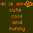 Pixelated orange text on dark green background with a small animated yellow symbol above the word 'awes' in repeated horizontal sections.
