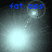 Four- shows animated light effects with blue 'fat ass' text above each , featuring bright circular glows and faint dotted lines on dark backgrounds