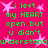 A static image with bright pink background, green text reading 'i left my HEART open but u didn't understand', and scattered light pink star shapes.