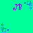 A static image with a bright cyan background featuring purple 'JB' text and blue square-and-dot patterns in multiple positions.
