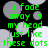 Green pixelated text reads "u fade away in my head just like these dots" over black background with gray and white circular shapes.