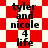 Red and white checkered background with black text reading 'tyler and nicole 4 life' repeated in two