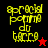 Four display yellow pixelated text 'aprecial pompa do terro' with a red star on black background and a black star on red background