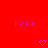 Red background with repeated purple text 'Katie' and pink heart symbols arranged in a pattern