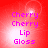 Red background with pink text 'Cherry Cherry Lip Gloss' and subtle light effects, showing animation changes in brightness and lens flare positions across frames.