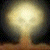 A pixelated nuclear mushroom cloud with a bright central glow against dark background, next to green text reading Original Icons .com on solid green.