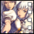 A 48x48 pixel anime-style buddy icon featuring two characters in a close embrace, with visible text "Anime IM" and "COM" on the right side of the image.