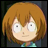 Pixelated anime-style character with brown hair and wide eyes, next to black background with white text reading 'Anime IM' and 'com'.