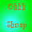 Green background with orange text 'Ohh' and 'Shoop' in pixelated font, arranged in a pattern