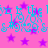 A static image with a pink background filled with purple stars and repeated cyan text reading "typ is the 1/9/0X & # ; &"