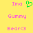 Yellow background with pink pixelated text and a green pixelated heart icon in the center.