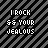 four and four displays pixelated text on a black-and-white striped background, with color variations in the letters across frames