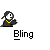Pixel art animation of two characters in orange and dark gray outfits with yellow accents, performing gestures and displaying text bubbles on a gray background.