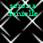 Green text reading 'serena danielle' appears over a black background with white geometric lines forming a repeating pattern.
