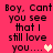 Pixelated text on bright pink background with heart symbols, showing repeated phrases and animation changes.