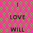 A static image with a bright pink background patterned by repeating green and gray circular shapes, featuring bold black text arranged in vertical