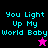 Four quadrant displays text with a star symbol changing color between black and pink backgrounds