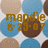 A static image with a pattern of blue, brown, and beige circles on white background; text overlays change across observations.