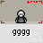 Animated pixel art sequence showing a green-clad character with white face and black eyes performing multiple actions including sighing, holding a golden 'ANTI-EMO' sign, and interacting with smaller versions of itself.