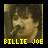 Two side-by-side pixelated images of a person with dark hair and light skin, each displaying the text "BILLIE JOE" in blocky letters at the bottom.