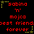 Red pixelated text on black background with yellow star and dot decorations, repeating phrases in three