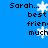 Blue background with pixelated text 'Sarah... best friend much' and white snowflake icons in four positions, showing animation changes across observations.