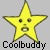 Two yellow star-shaped cartoon characters with facial expressions and text below, displayed side-by-side on a gray background.