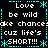 Black background with cyan dotted border and star symbols, white text repeating 'Love be wild take chance cuz life's SHORT!!!' in a pattern