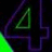 Pixelated green and purple geometric shapes on a black background, with a bright green gradient in the bottom-left corner.