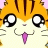 A pixelated anime-style hamster character with orange fur and a pink background on the left, next to black text reading "Anime IM" and "COM" on the right.