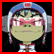 A 54x54 pixel animated buddy icon featuring a cartoon character with yellow skin, pink glasses, and a blue-and-white helmet on the left side, paired with a green background displaying handwritten text "GOR IL LAZ" on the right side.