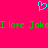 A static image with a bright pink background, featuring a cyan pixelated heart symbol above green text that reads "I love Joke" repeated twice.