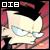 Pixelated static image with white text '口工日' in top-left corner, central light-colored abstract shape against dark and pinkish-red background.