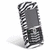 Pixelated grayscale icon of a vertical cylindrical object with checkered top and bottom sections, casting a soft shadow on a white background.