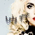 Pixelated image of two figures with curly hair, one in black and white, the other in warm tones, with text elements below and to the right.