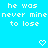 Pixelated text on bright blue background with two white heart symbols below.