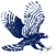 A pixelated blue and white creature with outstretched wings and a star-shaped body on a white background.
