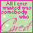 A 4-frame animated contact sheet showing a pixel art icon with pink text on light green background, featuring white stars and cursive signature that changes slightly across frames.