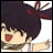 Pixelated anime-style character with dark hair and red mouth, next to text reading "AnimeIM" and "c0m" on black background.