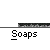 Pixelated character in yellow shirt and blue pants performs walking and kicking motions on gray background with 'Soaps' text below.
