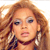 A 2x2 contact sheet of a pixelated animated icon featuring Beyoncé Knowles in two frames with flowing hair and large earrings, alongside a blue background with "CoolBuddy.com" text on the top-right frame.