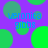 Purple background with green circles and blue text reading 'veronica gibbs' repeated across the image.