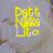 Yellow pixelated text reading "Dot Net Life" on a grayish-brown textured background with scattered darker brown patches.