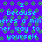 Pixelated text repeats 'I because there's a million ways to be yourself' on a purple background with green dots and cyan text.