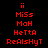 Red pixelated text on black background arranged in two identical vertical with four lines each, showing no visible animation changes