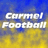 Pixelated static image with white text reading 'Cornel Football' over a blue and yellow gradient background.